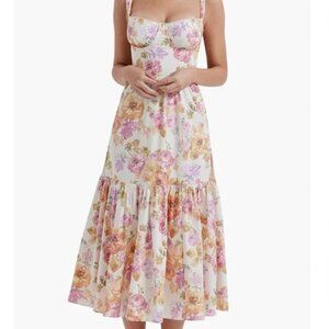 House of CB Elia Floral Corset Sundress, New in Box